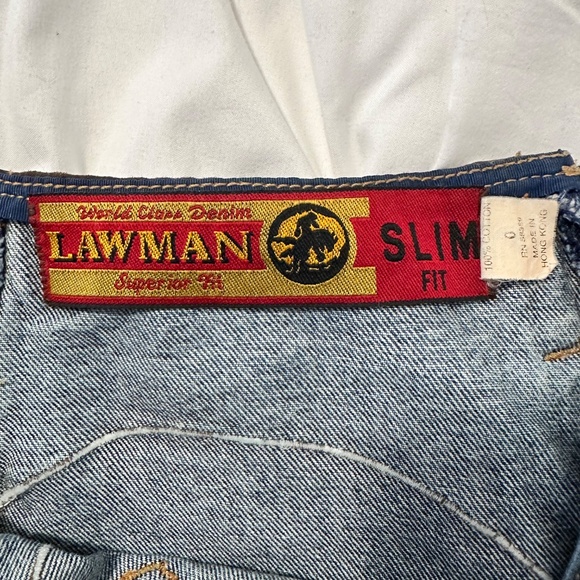 VINTAGE LAWMAN LACE UP JEANS - Picture 4 of 12